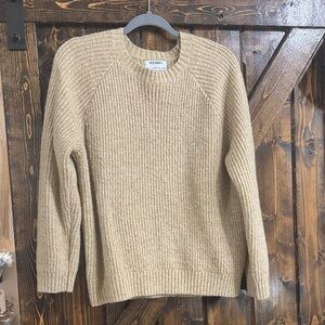 Old Navy Beige Knit Pullover